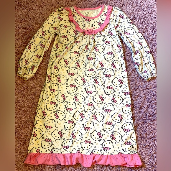 Hello Kitty Pajamas Hello Kitty Girls Super Long And Soft Nightgown